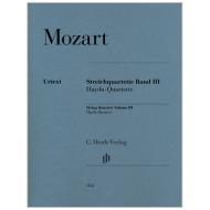 Mozart, W. A.: Streichquartette Band III (Haydn-Quartette) 