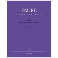 Fauré, G.: Trio Op. 120 