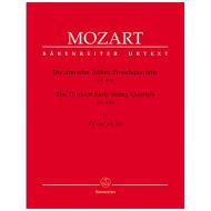 Mozart, W.A.: Die dreizehn frühen Streichquartette Bd.3 KV 168, 169, 170 
