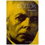 Bartók, B.: Rhapsodie Nr. 1 