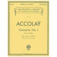 Accolay, J. B.: Concerto Nr. 1 a minor 