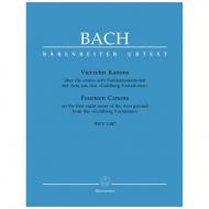 Bach, J. S.: Vierzehn Kanons BWV 1087 