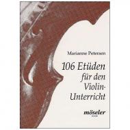 Petersen, M.: 106 Etüden für den Violinunterricht 