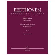 Beethoven, L. v.: Sonate Op. 57 f-Moll »Appassionata« 