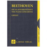 Beethoven, L. v.: Die Klavierkonzerte 1-5 (5 Bände im Schuber) 