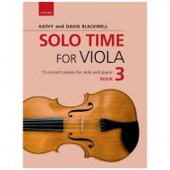 Blackwell, K. & D.: Solo Time for Viola Book 3 