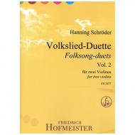 Schröder, H.: Volkslied-Duette Vol. 2 