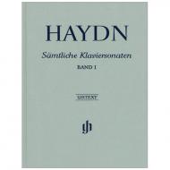 Haydn, J. : Sämtliche Klaviersonaten 1 – reliur lin 
