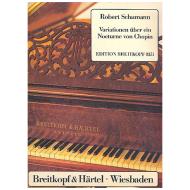 Schumann, R.: Variationen über ein Nocturne von Chopin 