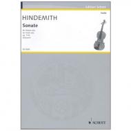 Hindemith, P.: Sonate Op. 11/6 g-Moll 