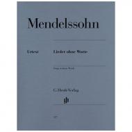 Mendelssohn Bartholdy, F.: Lieder ohne Worte 